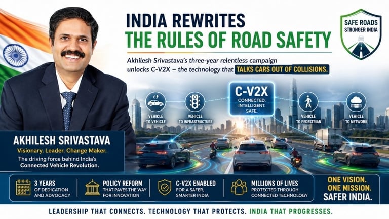 India's Ambitious V2X Initiative Aims to Revolutionize Road Safety and Mobility by 2030