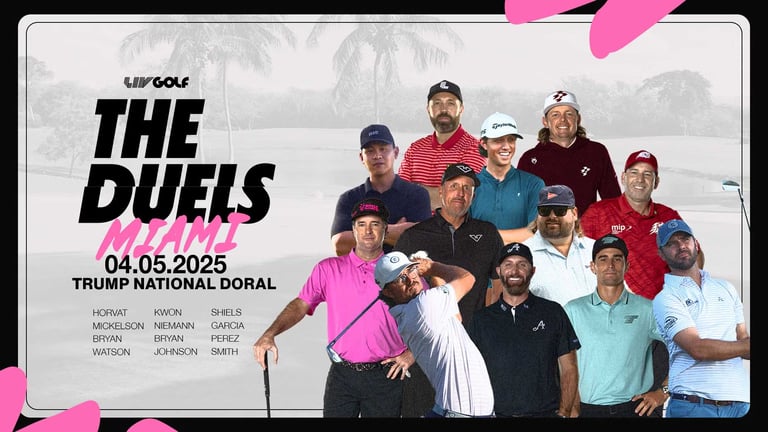 LIV Golf Unveils 'The Duels': Pro Golfers Team Up with YouTubers for Unique Event in 2025