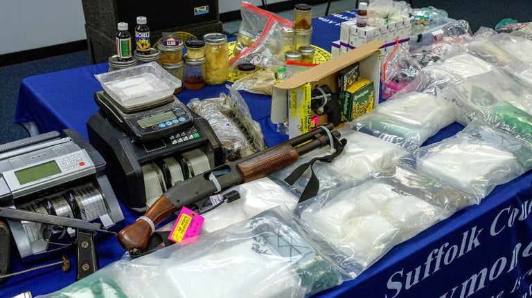 Couple Indicted for Massive Suffolk Drug Operation, $2 Million Bail Each, Seized Drugs Worth Millions