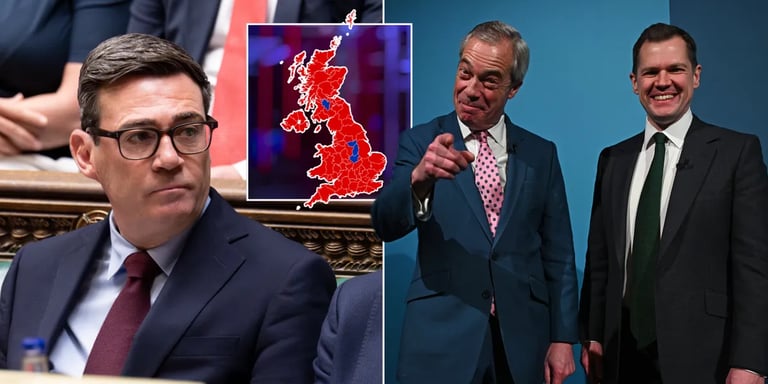 Reform UK's Rural Surge Challenges Conservative and Labour Strongholds in UK By-Elections