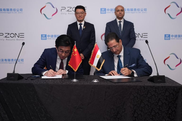 P.ZONE and CSCEC Partner to Transform Egypt's Water Features with Downtown Lagoon Project Launch