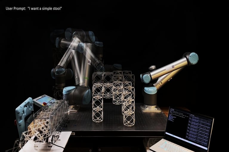MIT Unveils Speech-to-Reality System for Instant Furniture Creation with Robotic Assembly