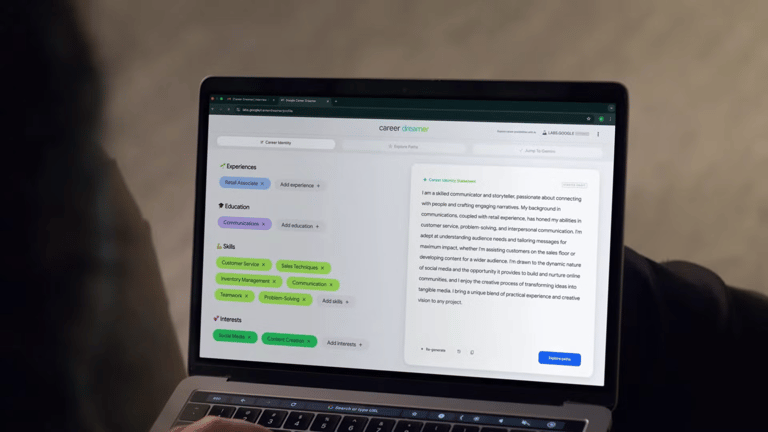 Google Unveils 'Career Dreamer' AI to Guide Users in Finding Ideal Career Paths