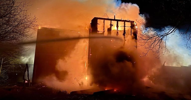 Massive Fire Ravages Essex Hotel Housing Asylum Seekers; Investigation Ongoing