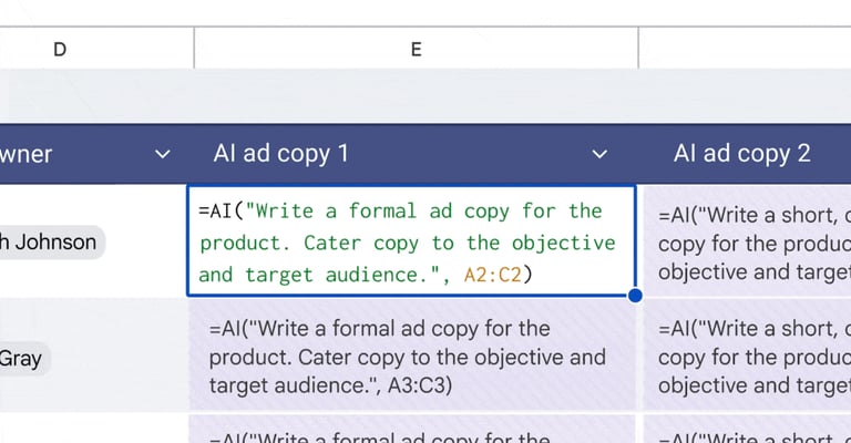 Google Unveils Gemini AI for Sheets: Revolutionizing Spreadsheet Management with Advanced Text and Data Features