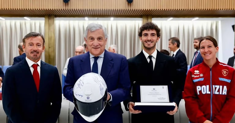 Italy Celebrates MotoGP Legends, Unveils Sport Diplomacy Ambassadors at Rome Ceremony