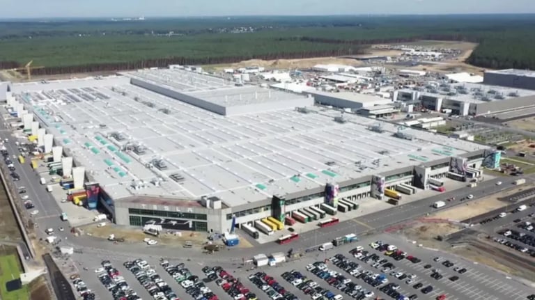 Tesla Strikes Water Deal Amid Protests Over Grünheide Factory's Environmental Impact
