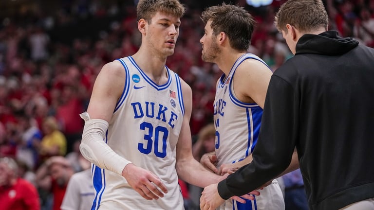 Duke's Filipowski, McCain Enter NBA Draft; Big Changes for Blue Devils