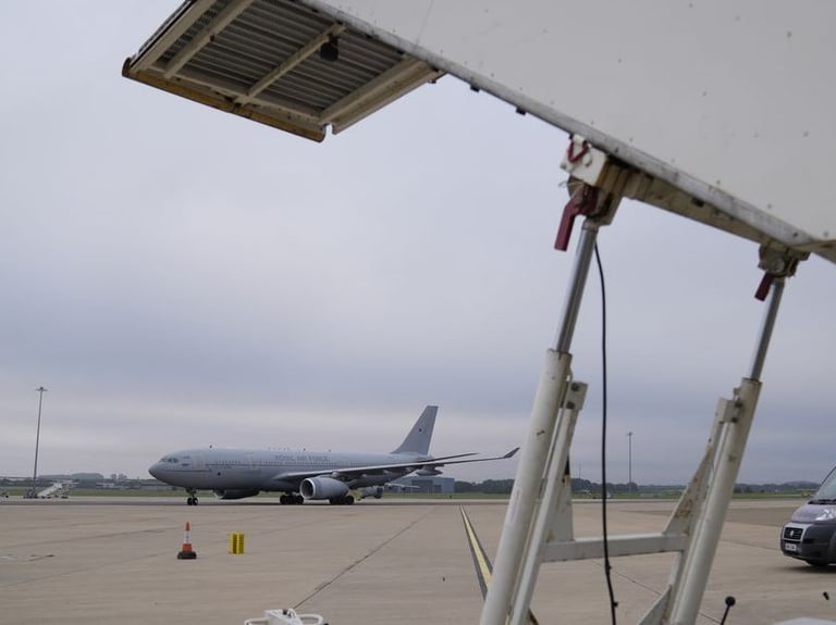 Pro-Palestinian Activists Breach Security, Vandalize Military Planes at RAF Base