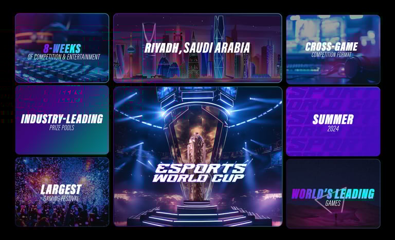 Saudi Arabia to Host StarCraft II and CS2 at Esports World Cup
