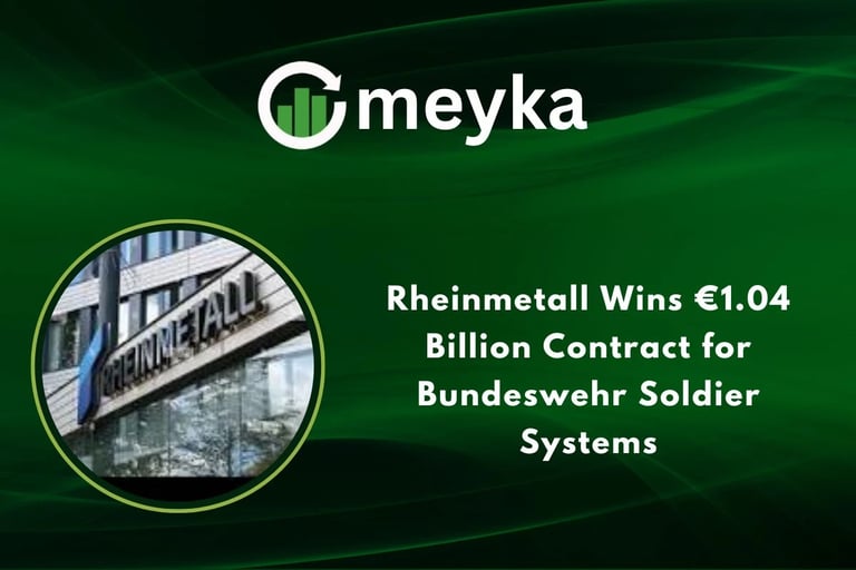 Rheinmetall Secures €1.04 Billion Contract for German Army's Future Infantry Gear