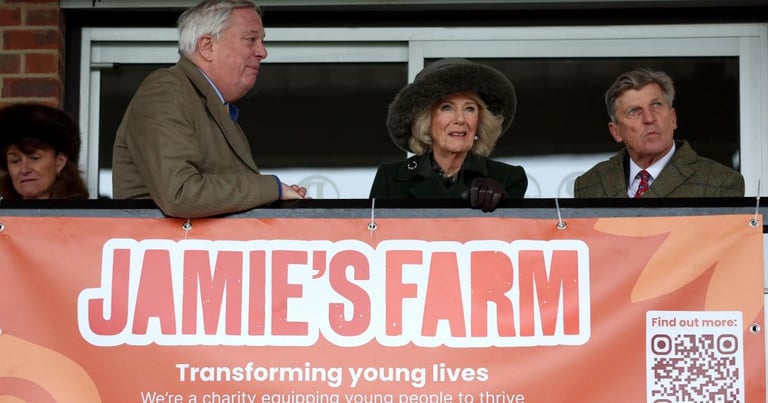 Queen Camilla Champions Jamie's Farm's Transformative Impact on Youth at Plumpton Raceday