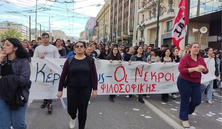 Greece Erupts: Protests Demand Justice on Train Crash Anniversary Amid Political Turmoil