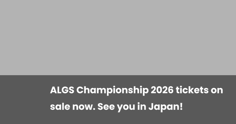 ALGS 2026 Regional Finals Kick Off; Sapporo Prepares for Epic Championship Showdown