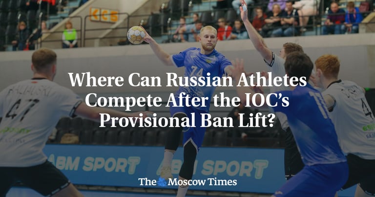 IOC Spurs Reinstatement of Russian, Belarusian Athletes in Olympic Sports by 2026
