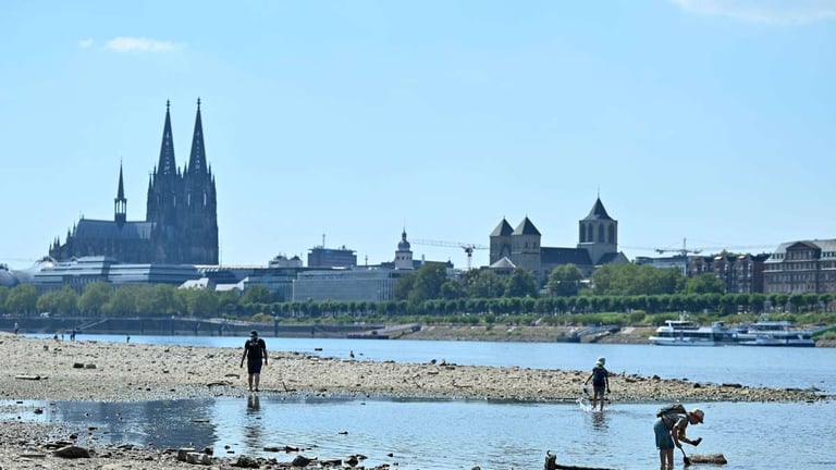 Western Europe's Record Heatwave Sparks Drought Crisis and Shipping Disruptions, Prompts Urgent Policy Responses