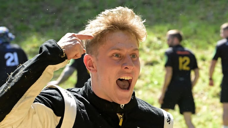 Thrills and Spills at Gloucestershire's Famous Cheese-Rolling Contest Draws Global Crowds
