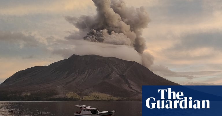 Volcanic Fury: Mount Ruang Erupts, Thousands Flee Amid Tsunami Fears