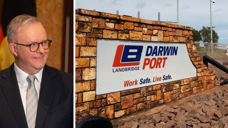 Australia's Push to Reclaim Darwin Port Risks China Tensions Amid Lease Termination Talks