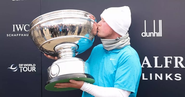 Robert MacIntyre Triumphs at Dunhill Links, Eyes Major Glory After Stormy Victory at St. Andrews