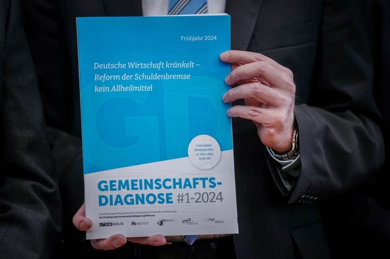 Germany Downgrades 2024 Growth Forecast to 0.1%, Seeks Economic Reforms