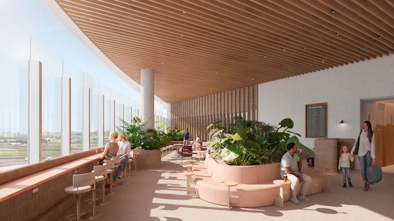 Qantas Unveils Sydney Lounge Overhaul with Wellness Terrace for Project Sunrise Travelers