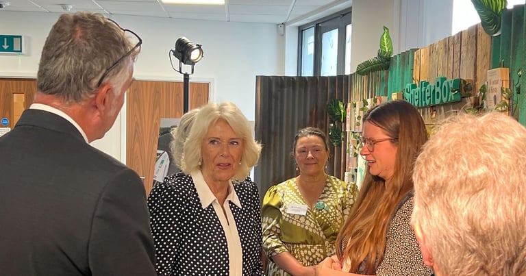 Queen Camilla Celebrates ShelterBox's 25th Anniversary, Highlights Ongoing Support for Disaster Relief