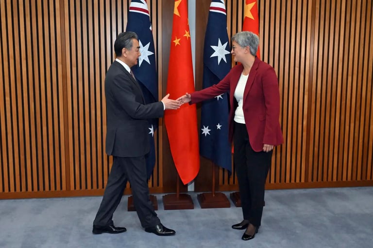 China-Australia Talks Spark Hope: Trade and Security at Forefront, Protests Echo Human Rights Concerns