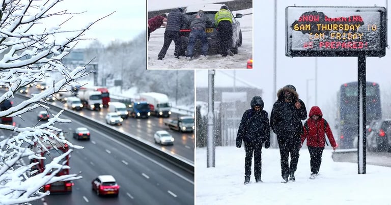 UK Christmas Travel Chaos: 22 Million Drivers, Rail Disruptions, and Weather Warnings