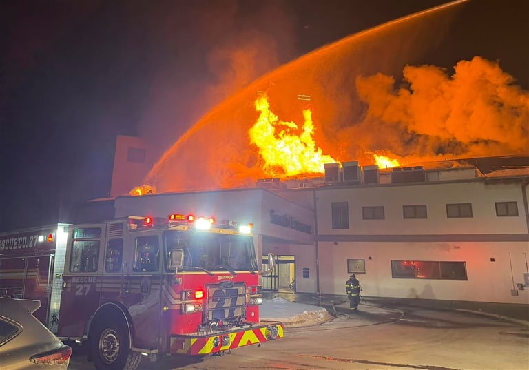 Dickson City Hospital Fire Triggers Massive Evacuation; Investigation Ongoing