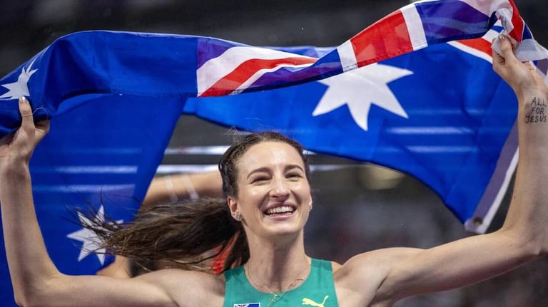 Australia's Nicola Olyslagers Triumphs in Rain-Soaked High Jump, Secures First World Title