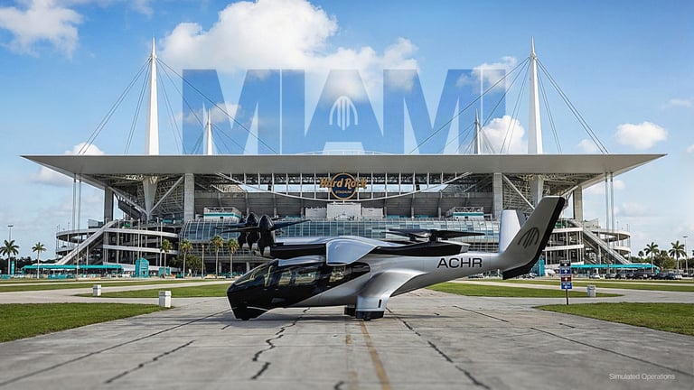 Archer Aviation Unveils Miami Air Taxi Network Plans Amid Certification Challenges