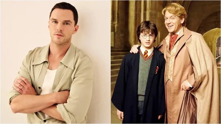 Nicholas Hoult Cast as Gilderoy Lockhart in HBO's Harry Potter Season 2
