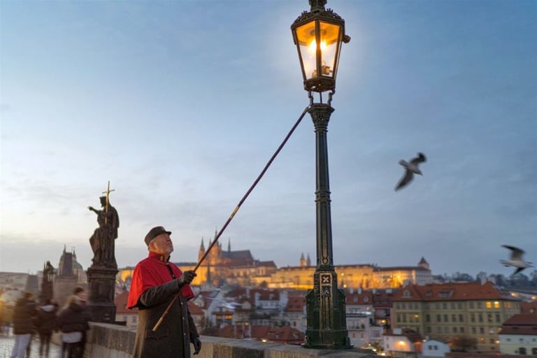 Prague's Charles Bridge: A Gaslit Advent Tradition Illuminates the Past for Holiday Visitors