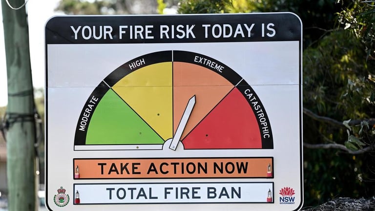 Catastrophic Fire Warning Issued for NSW as Extreme Heat Hits, Evacuations Urged
