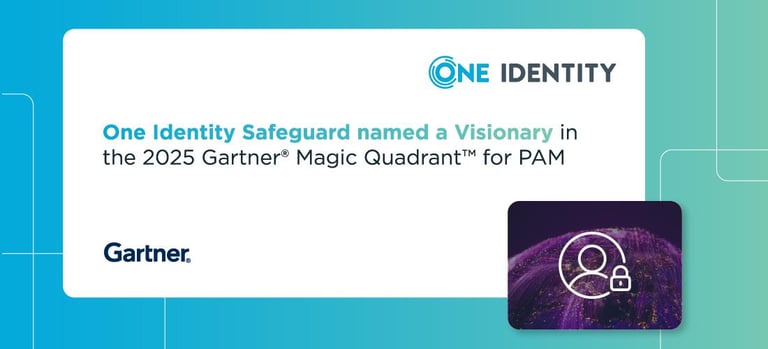 One Identity Named Visionary in Gartner Magic Quadrant for 2025 Privileged Access Management