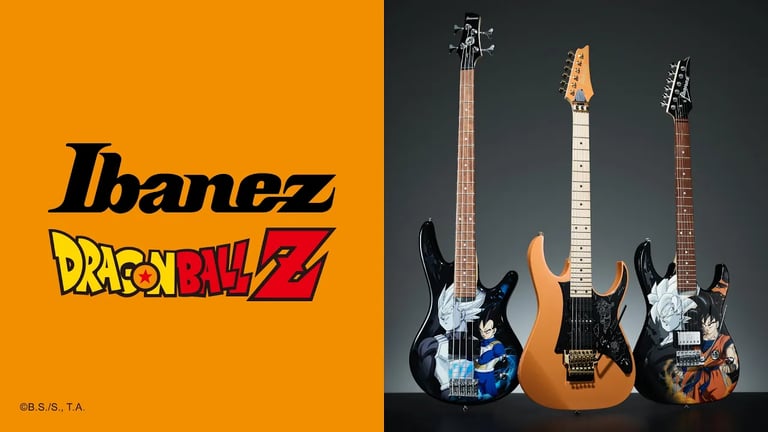Ibanez Unveils Dragon Ball Z Guitars and Gear in Exciting Anime Collaboration