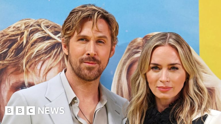 Gosling and Blunt Shine at "The Fall Guy" Premiere: Summer's Action-Romcom Spectacle