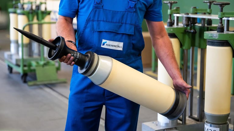 Rheinmetall Expands European Ammunition Production with New Plants in Bulgaria and Germany