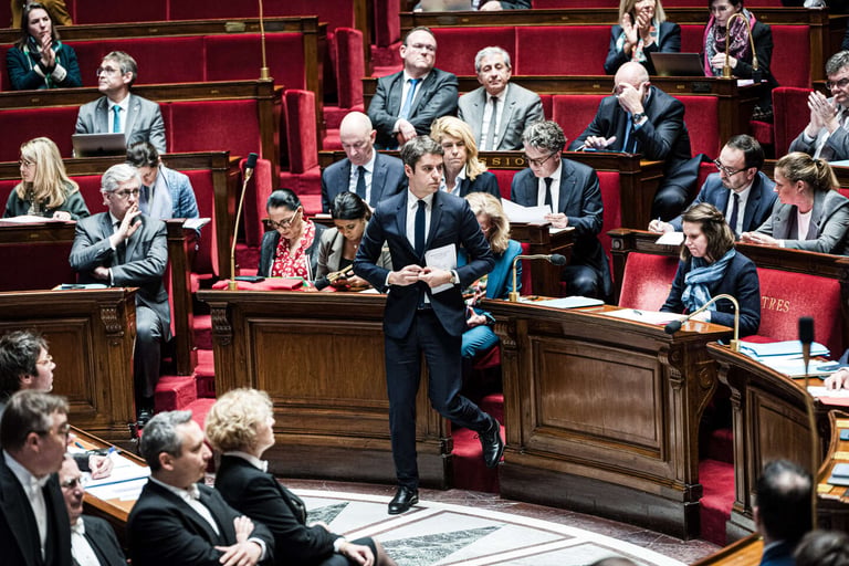 French PM Attal Unveils Deficit Cuts and Labor Shake-Up, Mulls Tax on Wealthy