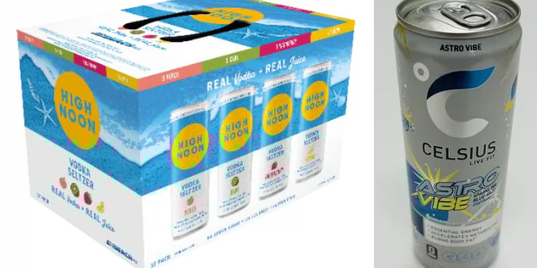 High Noon Recalls Vodka Seltzer Packs Due to Mislabeling as Celsius Drinks