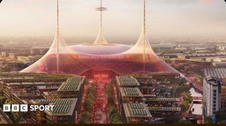 Manchester United Unveils €2.3B Stadium Project Near Old Trafford, Promises Modernization and Community Boost