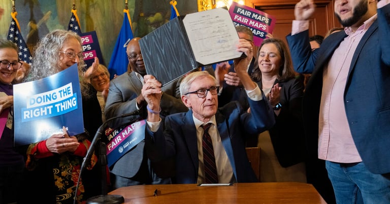 Wisconsin Governor Signs New Electoral Maps, Poised to Shift Political Power