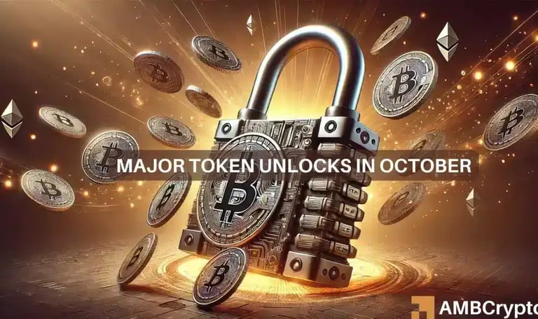 October Crypto Flood: $1 Billion in Token Unlocks Set to Shake Markets