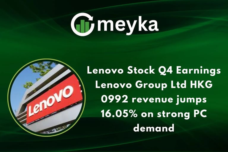 Lenovo's AI Revenue Soars 84%, Achieving Record Market Share Amid Strong Quarterly Growth