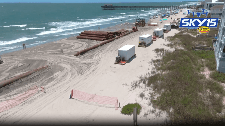 Final Phase of Grand Strand Beach Renourishment Begins in South Carolina