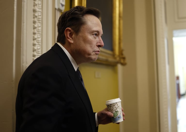 Elon Musk Leads Blockchain Push for Government Efficiency Amid White House Access Hurdles