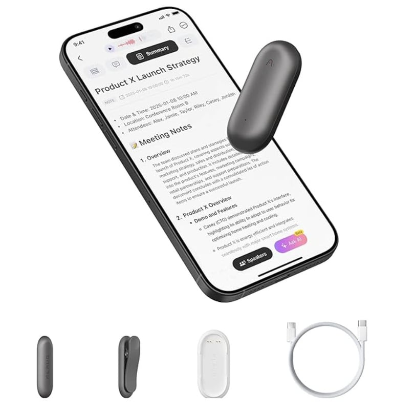 PLAUD Unveils NotePin: AI-Powered Wearable Recorder with Advanced Privacy, Language Support, and Seamless Cloud Integration