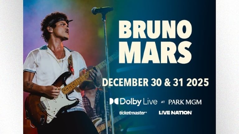 Bruno Mars to Ring in 2026 with Exclusive New Year's Eve Shows in Vegas