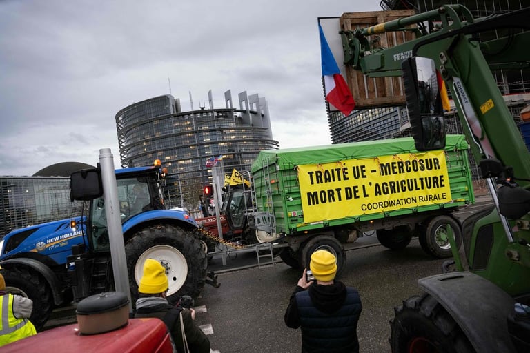 France Leads Charge to Block EU-Mercosur Trade Deal Amid Farmer Protests